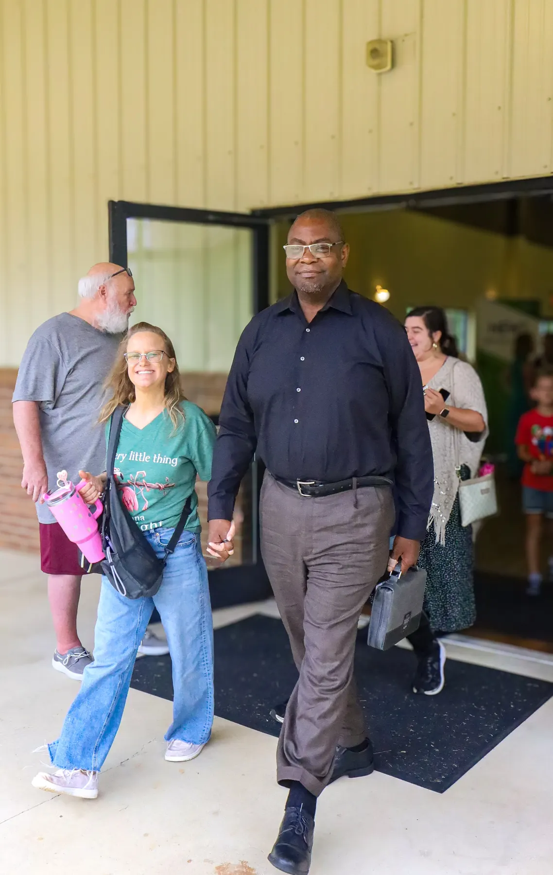 Guests arriving for a Sunday at Next Level Church